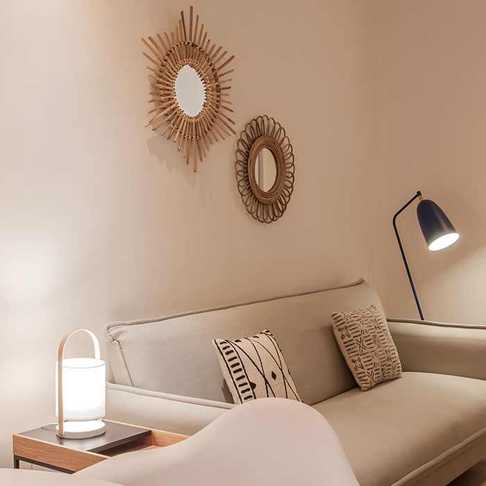 sofa moderno lampara diseno